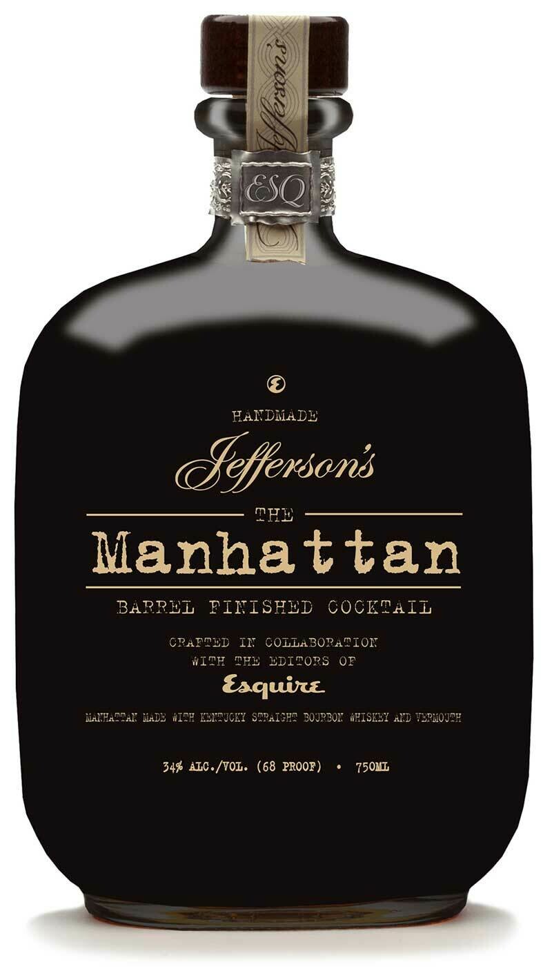 Jefferson&#39;s The Manhattan Barrel Finished Coctail 34% 70CL