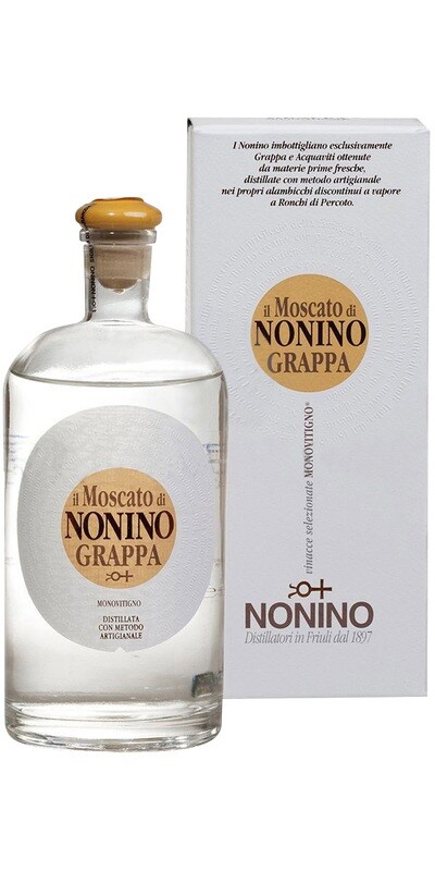 Nonino Grappa Moscato 41% 70CL