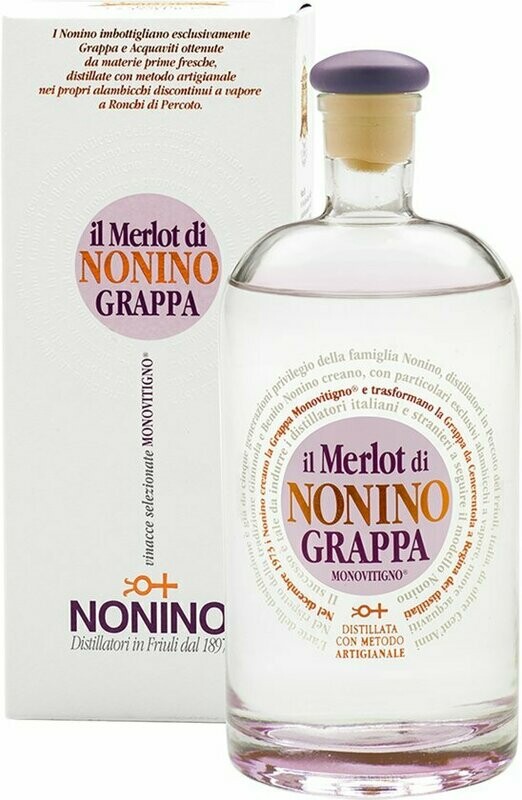 Nonino Grappa Merlot 41% 70CL