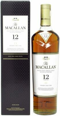The Macallan 12 Years Sherry Oak Cask 40% 70CL