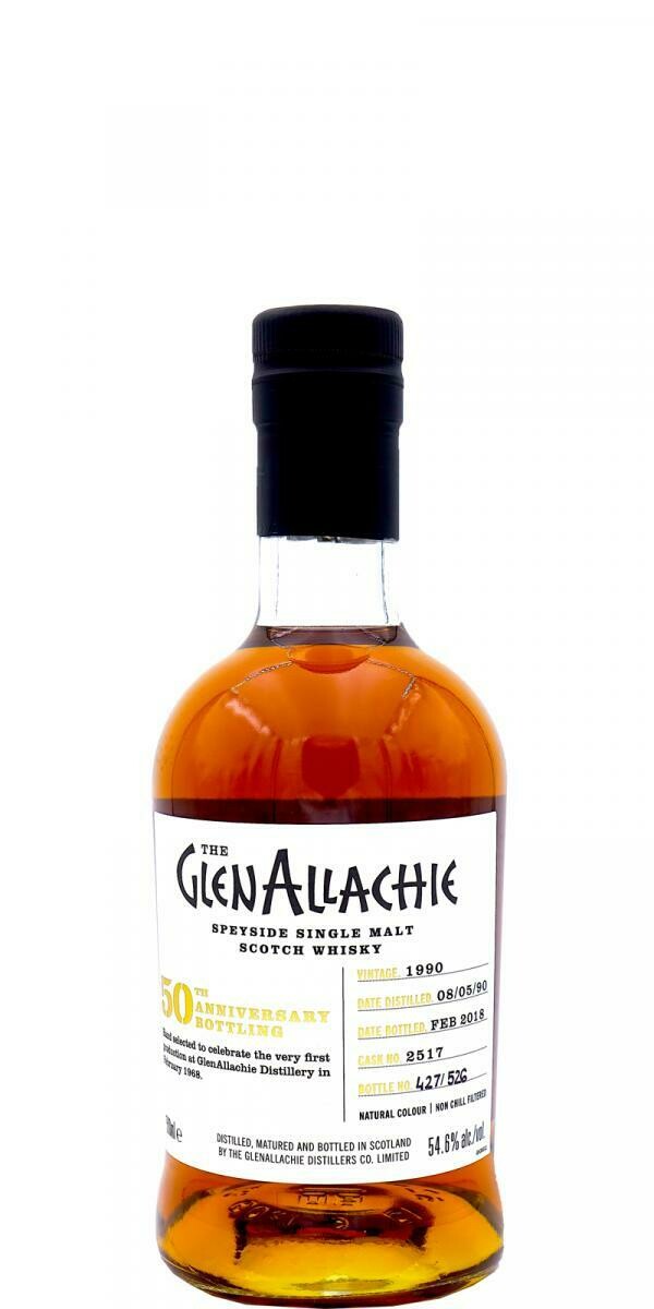 The GlenAllachie 50th Anniversary Bottling 54.6% 50CL