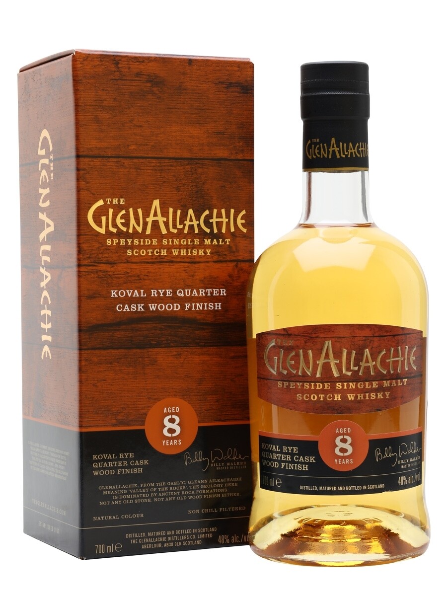 GlenAllachie 8Years Old Koval Rye 48% 70CL