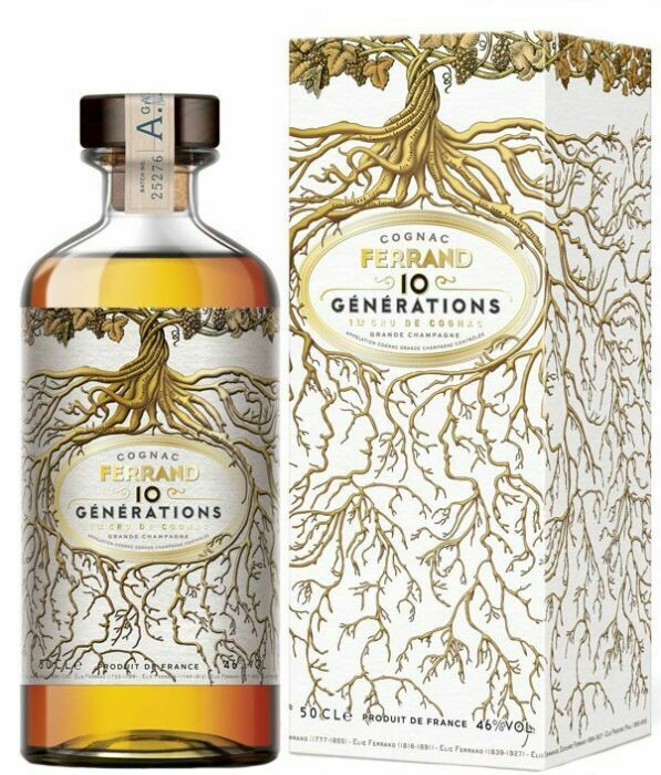 Cognac Ferrand 10 Générations 46% 50CL