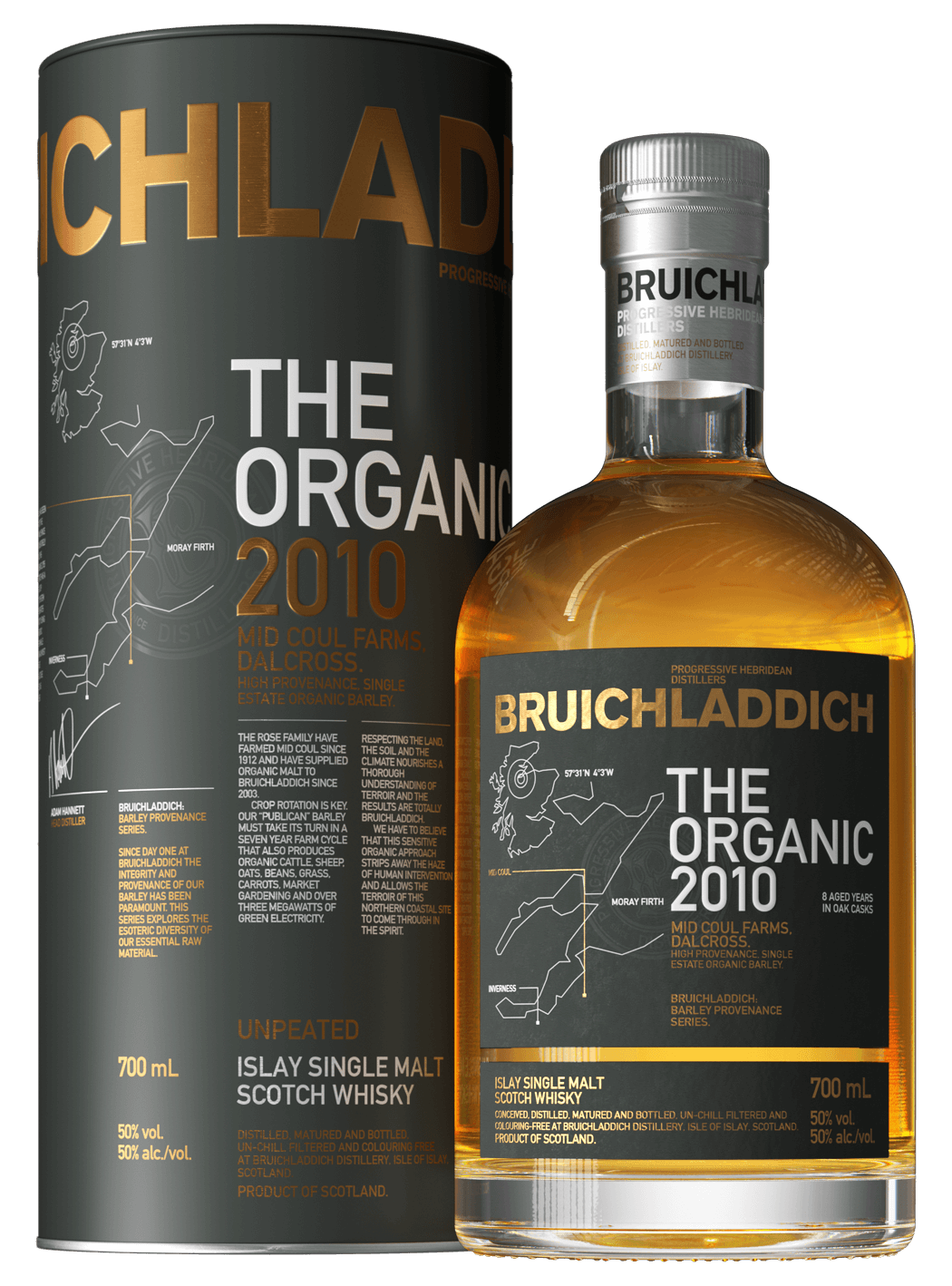 Bruichladdich The Organic 2009 50% 70CL