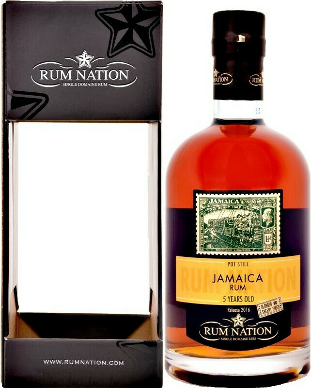 Jamaica Rum 5 Years Rum Nation 50% 70CL