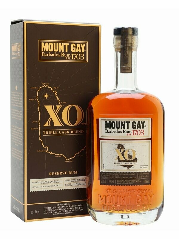 Mount Gay 1703 Triple Cask Blend 43% 70CL