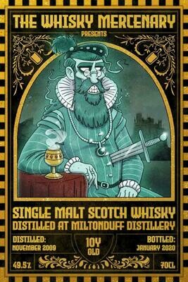 Miltonduff 10 Years the Whisky Mercenary 49.5%