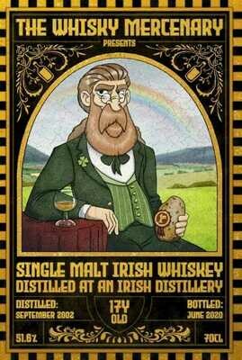 The Whisky Mercenary Single Malt Irish Whiskey 17 Years 51.7%
