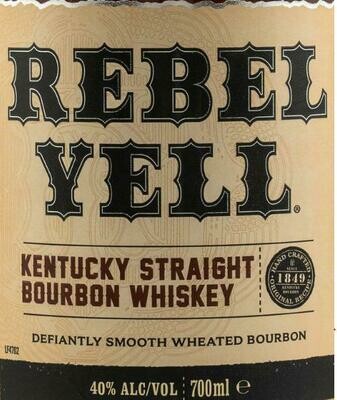 Rebel Yell Kentucky Straight Bourbon Whiskey 40% 70CL