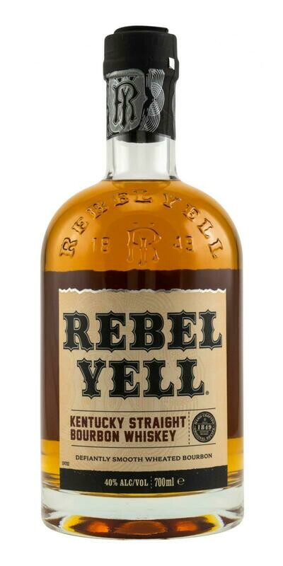 Rebel Yell Kentucky Straight Bourbon Whiskey 40% 70CL
