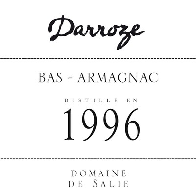 Darroze Armagnac 1996 Domain De Sallie 20 Years 48% 70CL