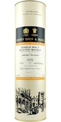 Orkney Islands 2009 11 years Berry Bros & Rudd 48% 70CL