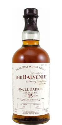 The Balvenie 15 Years Single Barrel  Sherry Cask 47.8% 70CL