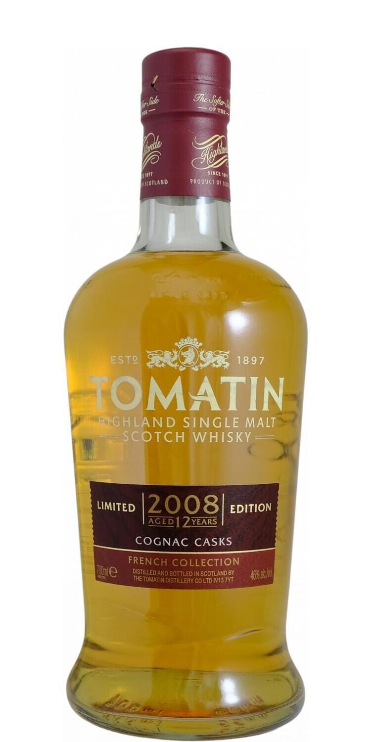 Tomatin 2008 Cognac Casks 4/4 46% 70CL