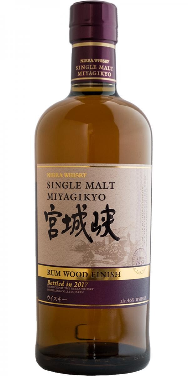 Miyagikyo Rum Wood Finish 46% 70CL