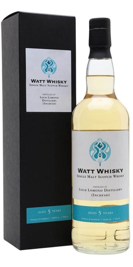Loch Lomond Distillery (Inchfad) 5 Years Watt Whisky 58.2% 70CL