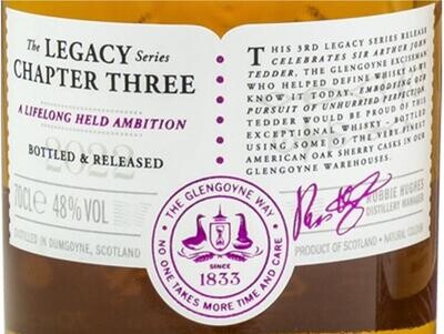 GlenGoyne The Legacy Series Chapter Three 48% 70CL