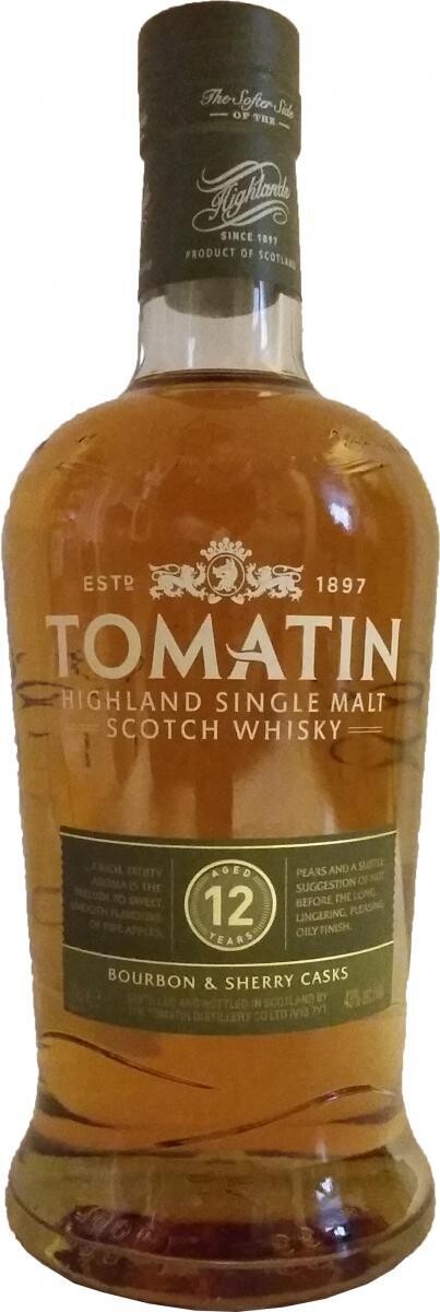 Tomatin 12 Years 43% 70Cl