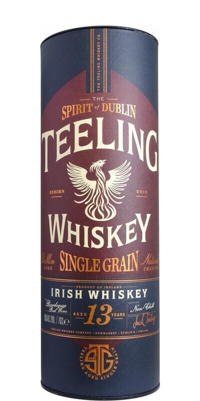 Teeling Single Grain 13 Years Bordeaux Red Wine Casks 50% 70CL