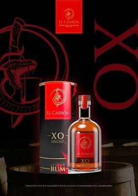 El Cabron XO extra old Rum 43% 70CL