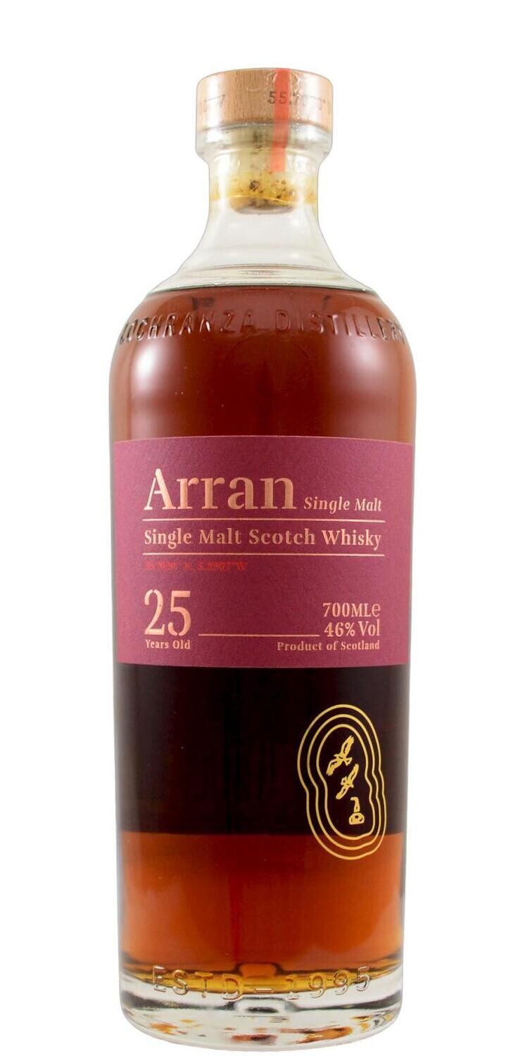 Arran 25 Years Old Single Malt 46% 70CL