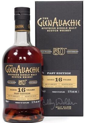 GlenAllachie 16 Years Past Edtion Billy Walker 50th Anniversary 57.1% 70CL