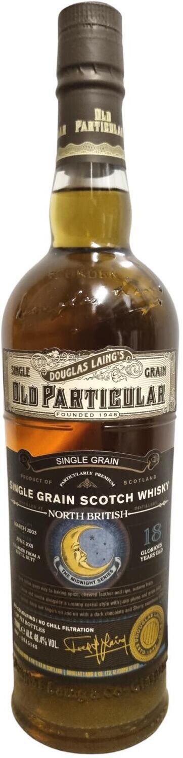 North British 18 Years Douglas Laings Single Grain The Midnight Series 48.4% 70Cl