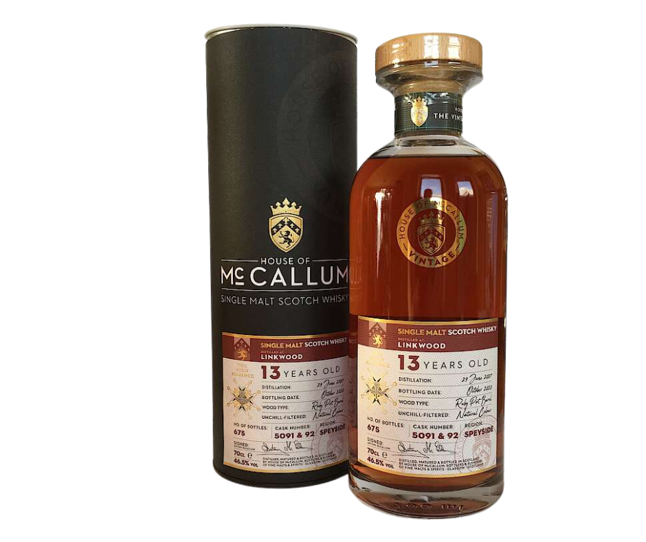 Linkwood 15 Years Ruby Port Cask Finish House Of McCallum 50.5% 70Cl