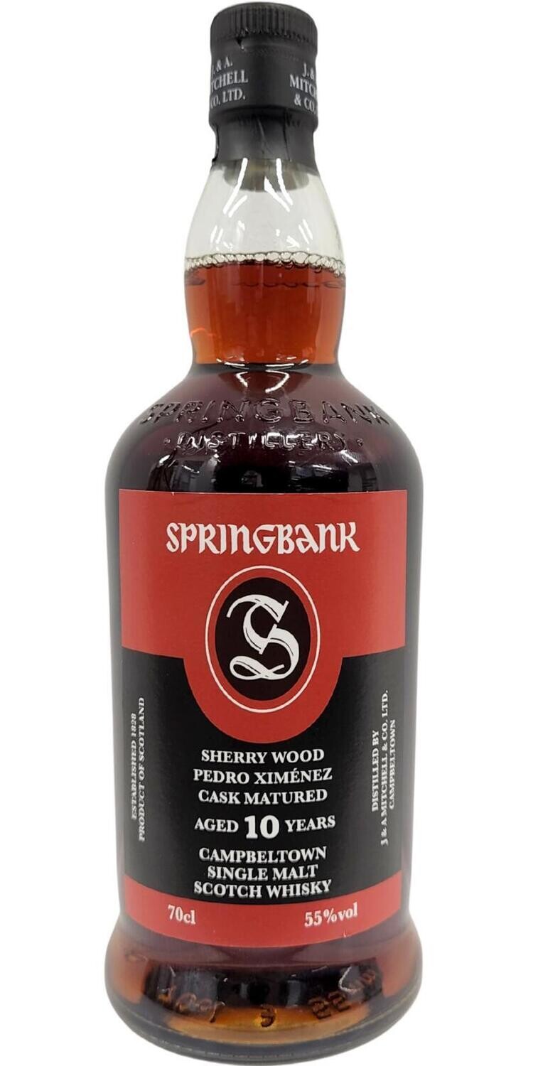 Springbank Sherry Wood Pedro Ximenz Cask Matured 10 Years 55% 70Cl