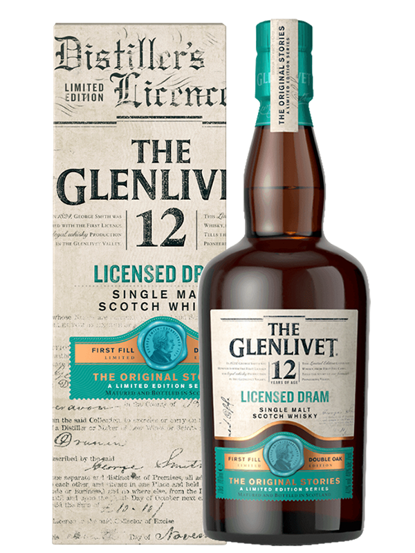 The Glenlivet 12 Years Licensed Dram 48% 70Cl