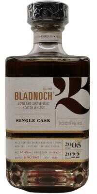 Bladnoch Exclusive Release Single Cask 2005 50.4% 70Cl