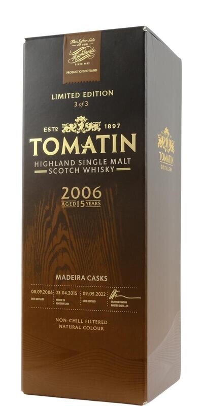 Tomatin 2006 Madeira Casks 15 Years 46% 70Cl