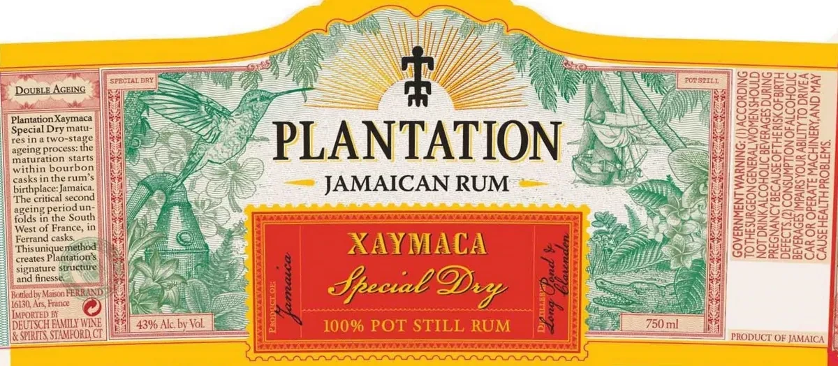 Plantation Xaymaca Special Dry 100% Pot Still Rum 43% 70Cl