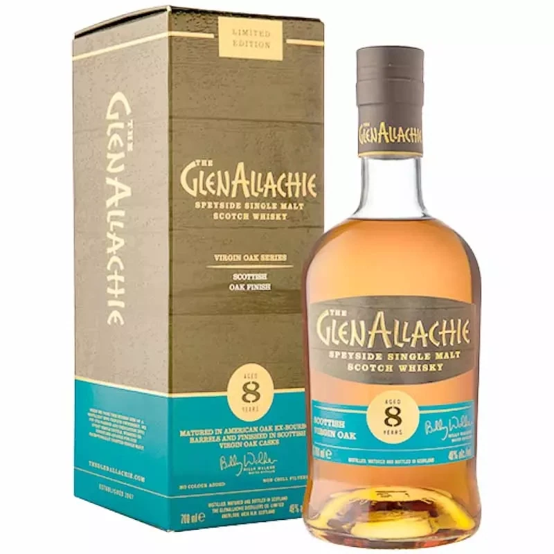 GlenAllachie Sottish Oak Finish 8 Years 48% 70Cl