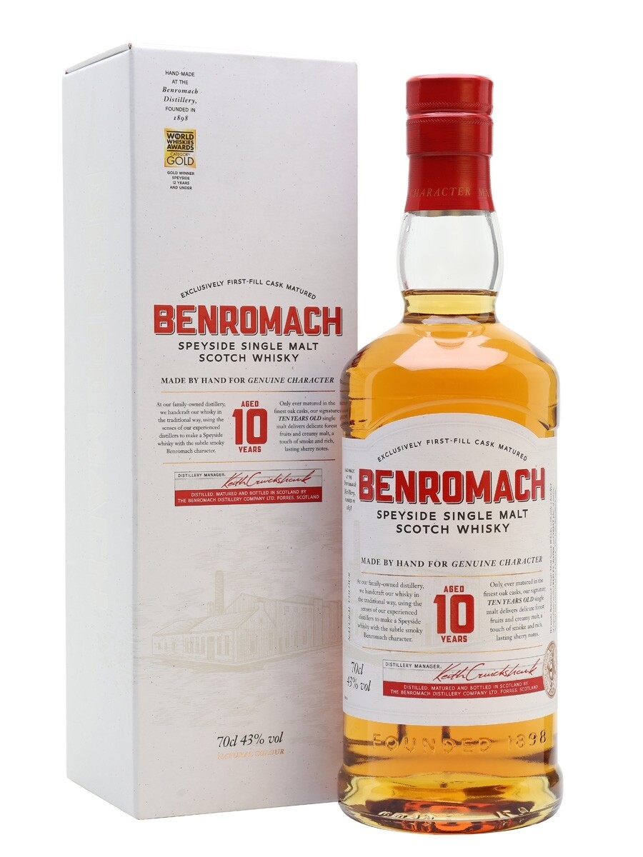 Benromach 10 Years 43% 70Cl