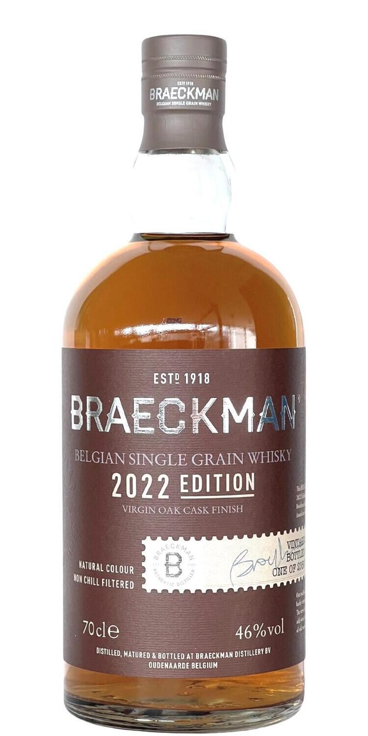 Braeckman 2022 Edition Virgin Oak Cask 46% 70Cl