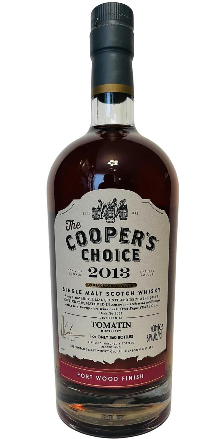 Tomatin 2013 Port Wood Cooper's Choice 57% 70cl