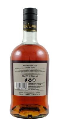 GlenAllachie Single Cask 2011 Specially Selected For Europa Batch 6 Ruby Port pipe 58.2% 70Cl
