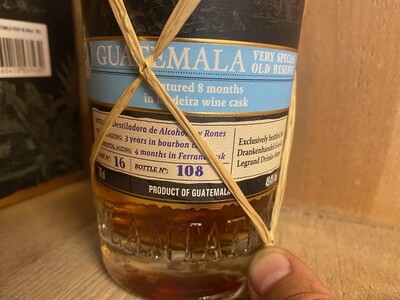 Plantation Single Cask Guatemala Very Special Old Reserve (drankenhandel Gos) Madeira Wine Cask Maturation 49.4% 70Cl