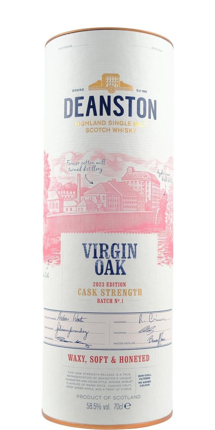 Deanston Virgin Oak 2023 Edition Cask Strenght Batch N°1 58.5% 70Cl