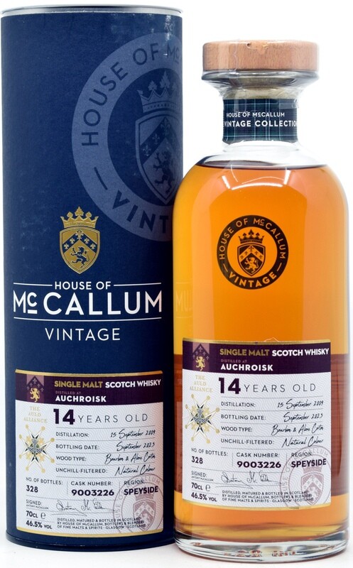 Auchroisk 14 Years House Of McCallum Vintages 46.5% 70Cl