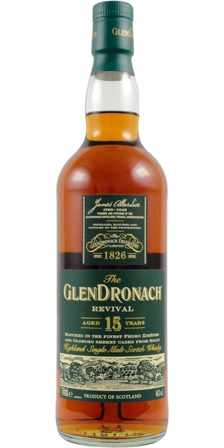 GlenDronach 15 Years 46% 70CL