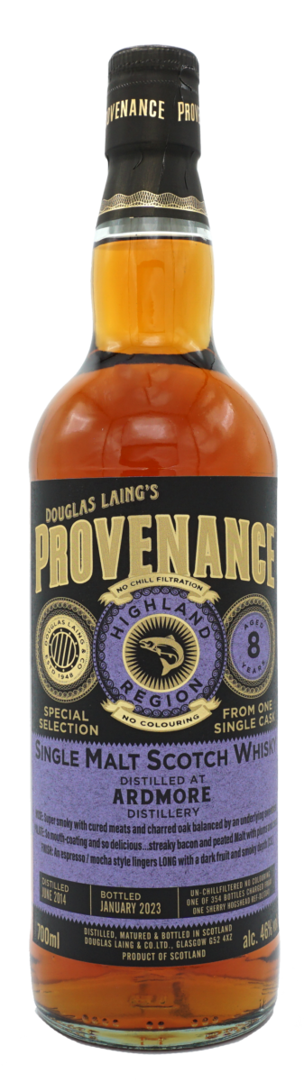 Ardmore 8 Years Douglas Laing's Provenance 46% 70CL