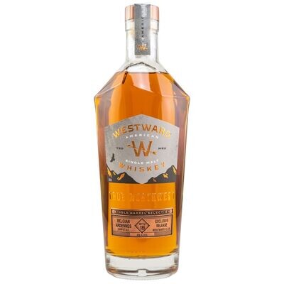 Westward Whiskey Single Barrel Selecton Belgian Ardennes 45% 70Cl