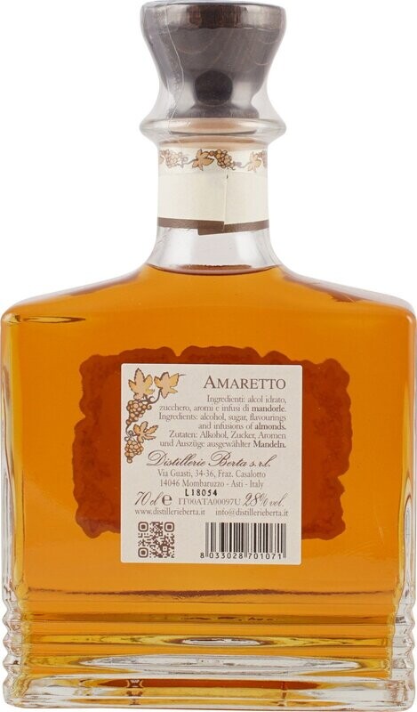 Berta Amaretto di Mombaruzzo 28% 70Cl