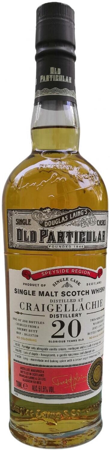 Craigellachie 20 Years Douglas Laing's Old Particular 51.5% 70Cl