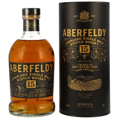 Aberfeldy 15 Years Semillon Wine Cask Finish 43% 70Cl