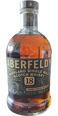 Aberfeldy 18 Years Cabernet Sauvignon Wine Cask "Napa Valley" 43% 70 Cl