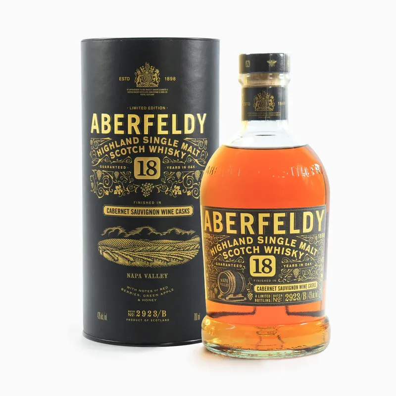 Aberfeldy 18 Years Cabernet Sauvignon Wine Cask &quot;Napa Valley&quot; 43% 70 Cl