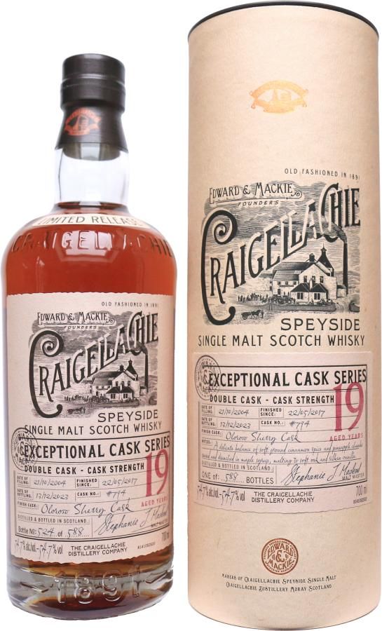 Craigellachie 19 Years Exceptional Cask Series 54.7% 70Cl